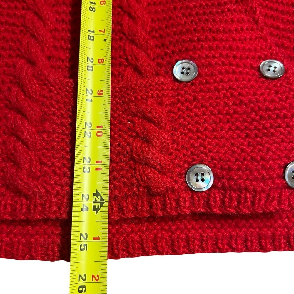 Vintage Cambridge Spirit Womens Shetland Wool Knit Vest Size M Preppy Academia - Picture 7 of 9